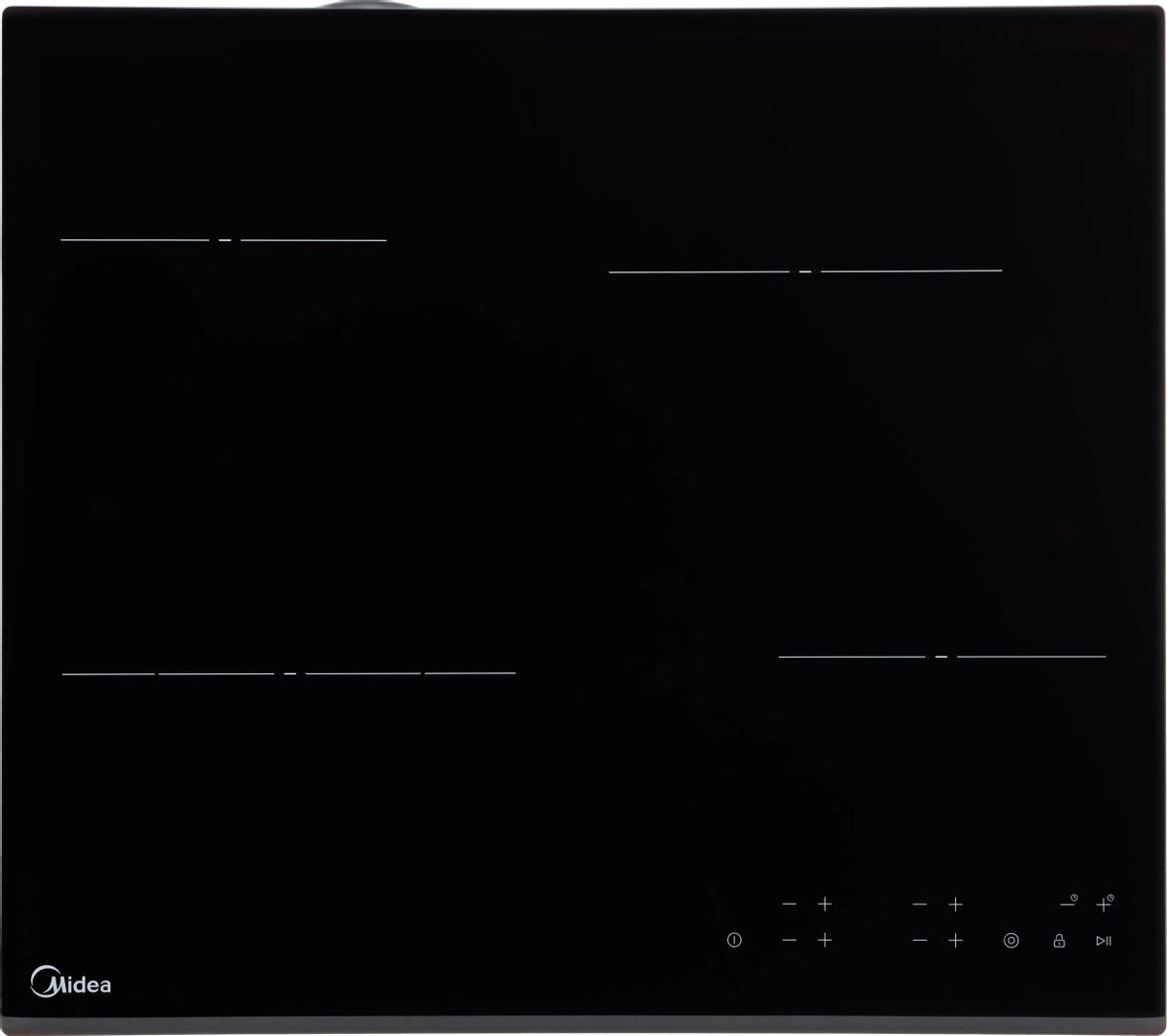 Электрическая варочная панель Midea MCH64303F 4 конфорки, черный