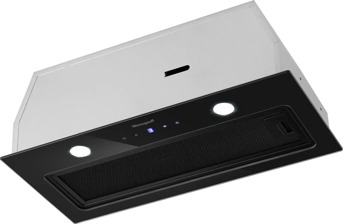Вытяжка встраиваемая WEISSGAUFF 600 Touch, черный