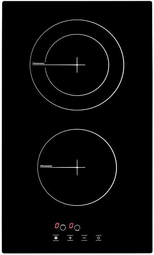Электрическая варочная панель Simfer H30D12B020 2 конфорки, черный