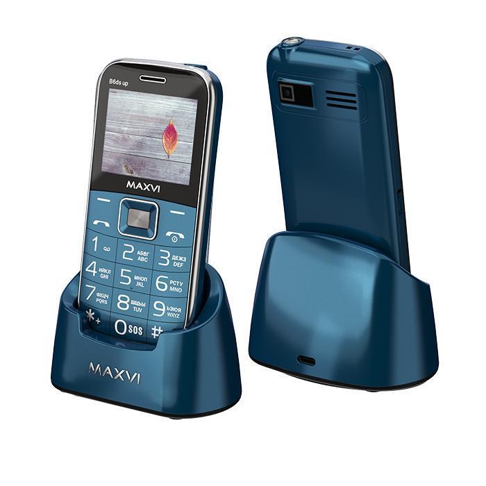 Мобильный телефон MAXVI B6ds up синий
