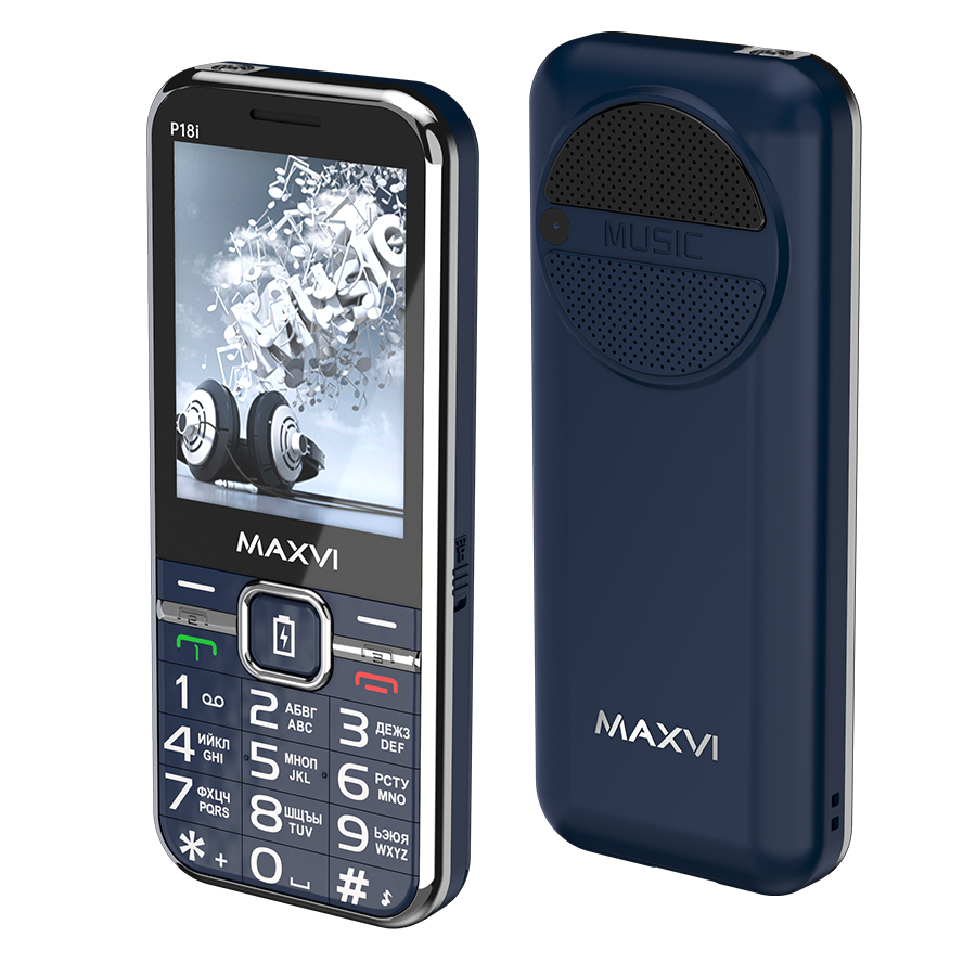 Мобильный телефон MAXVI P18i синий