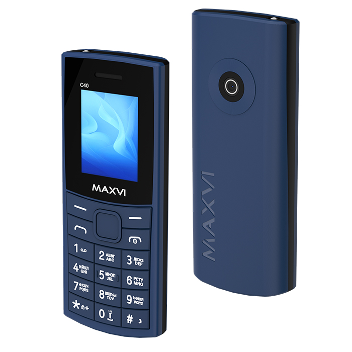Мобильный телефон MAXVI C40 синий
