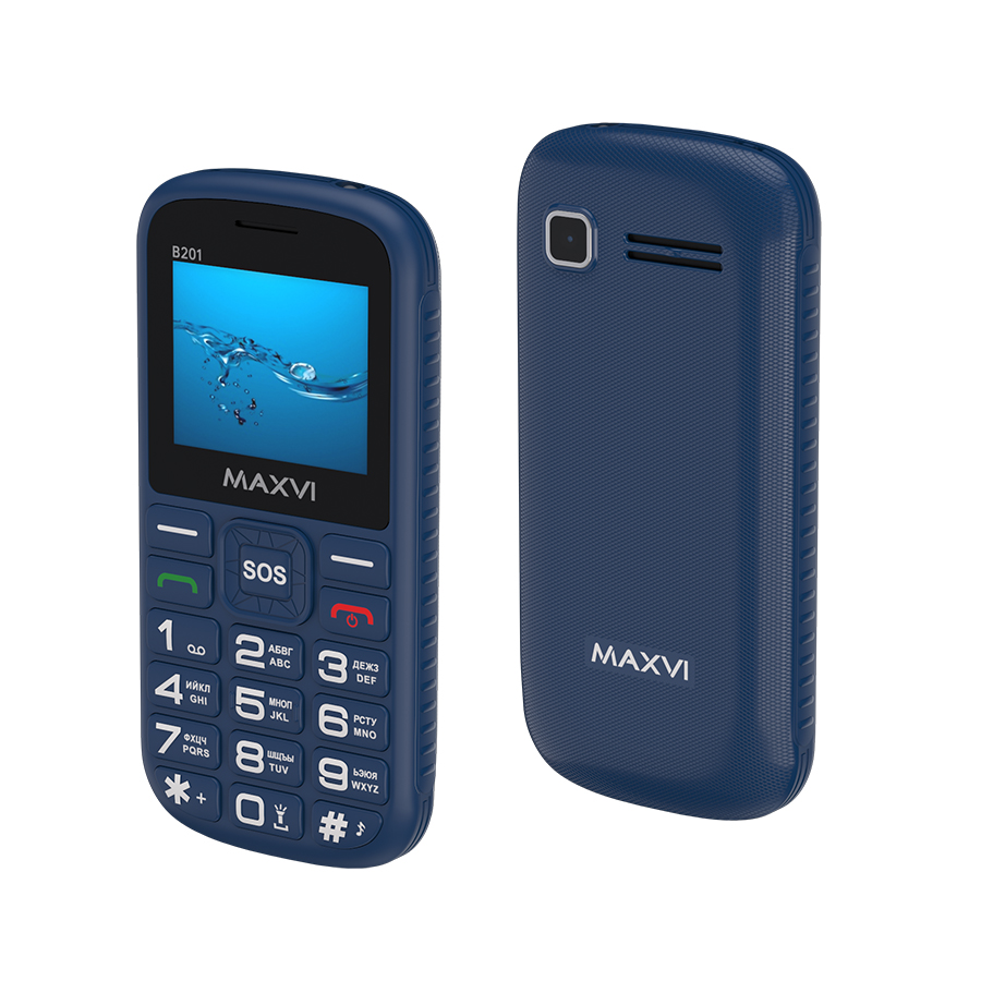 Мобильный телефон MAXVI B201 синий