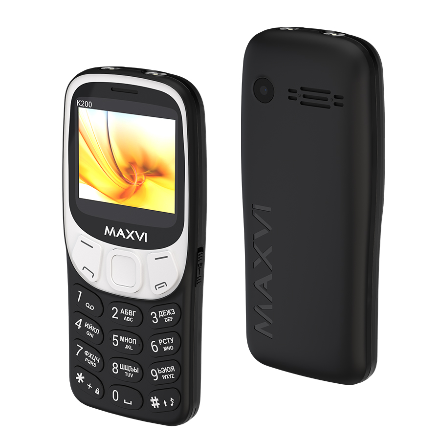 Мобильный телефон MAXVI K200 черный