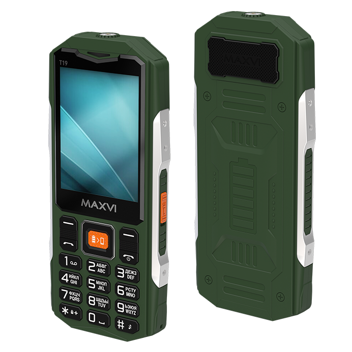 Мобильный телефон MAXVI T19 зеленый