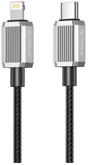 Кабель USB Type-C(m)-Lightning 8-pin(m), 1 м, черный, ORICO (ORICO-GQZ29-10-BK-BP)