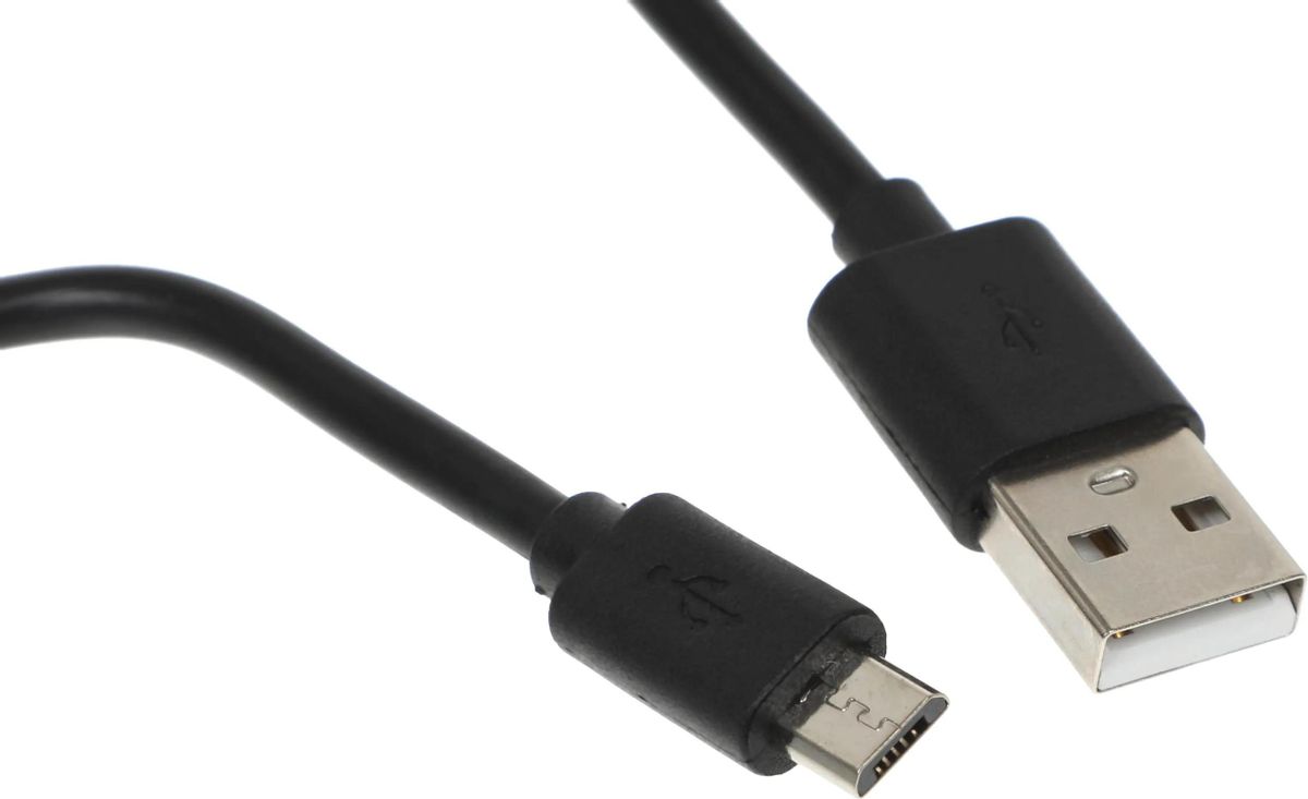 Кабель USB(Am)-Micro USB(Bm), 1 м, черный, Buro (BU-MICROUSB-1M)