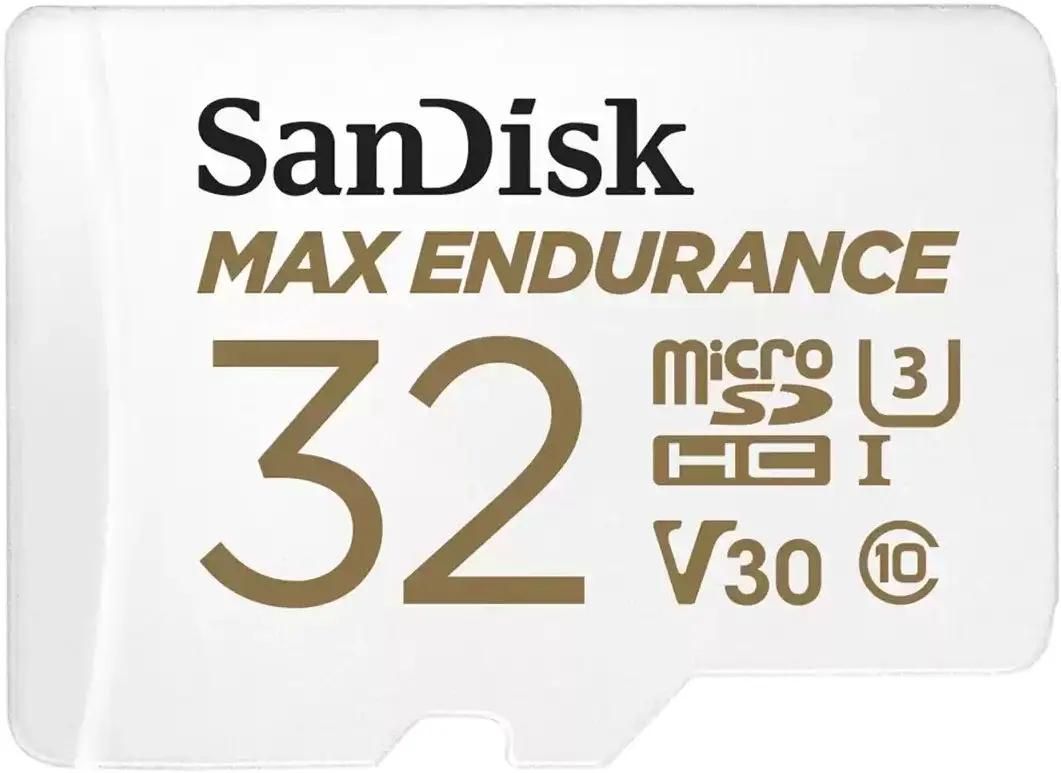 Карта памяти microSDHC Sandisk 32Gb Class 10 UHS-I U3 (SDSQQVR-032G-GN6IA)