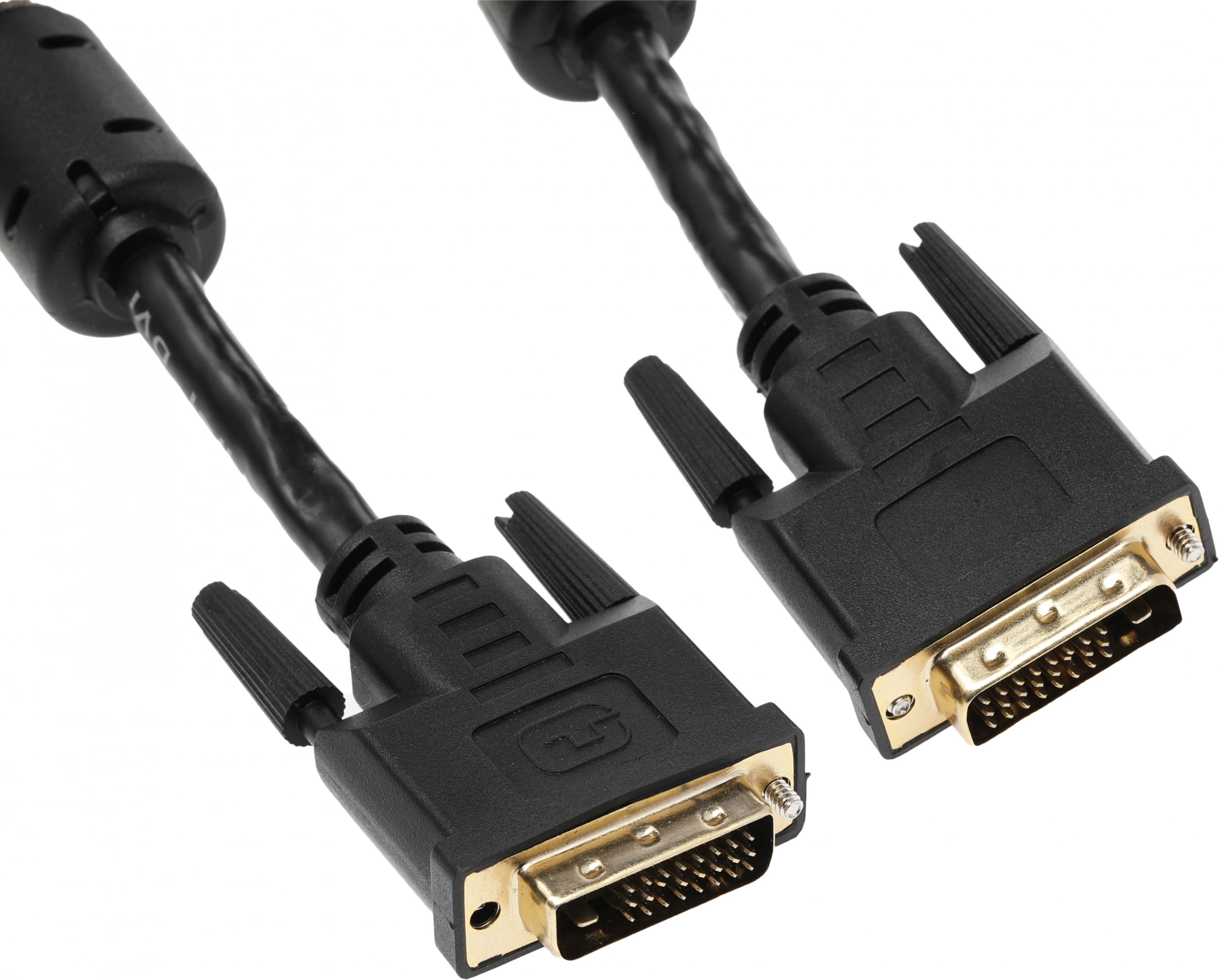 

Кабель DVI-D(M)-DVI-D(M), ферритовый фильтр, 1.8 м, черный Buro
