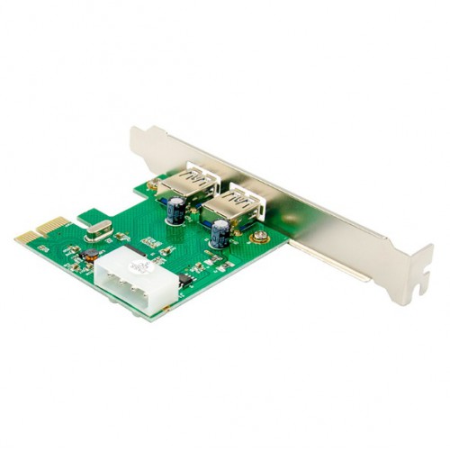 Контроллер USB 3.0 KS-is KS-576L1, 2xUSB 3.0, PCI-Ex1