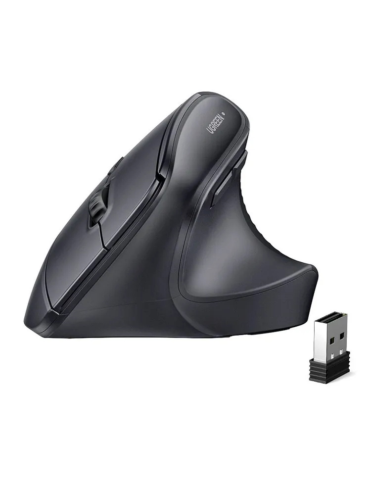 Мышь UGREEN M571P, Bluetooth/Радиоканал, черный (65042)