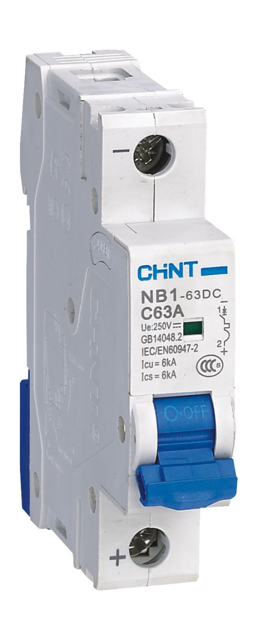 Выключатель автоматический CHINT NB1-63DC 2А C 6 kA