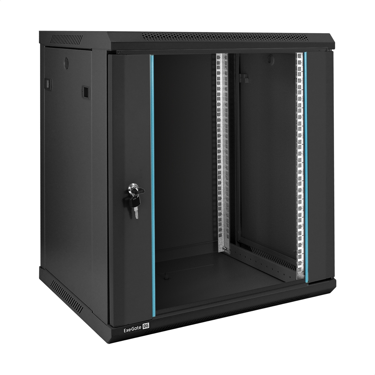 Шкаф ExeGate EC-WM-12U.450.G.BLACK 12U, 600x450 мм (EX298609RUS)