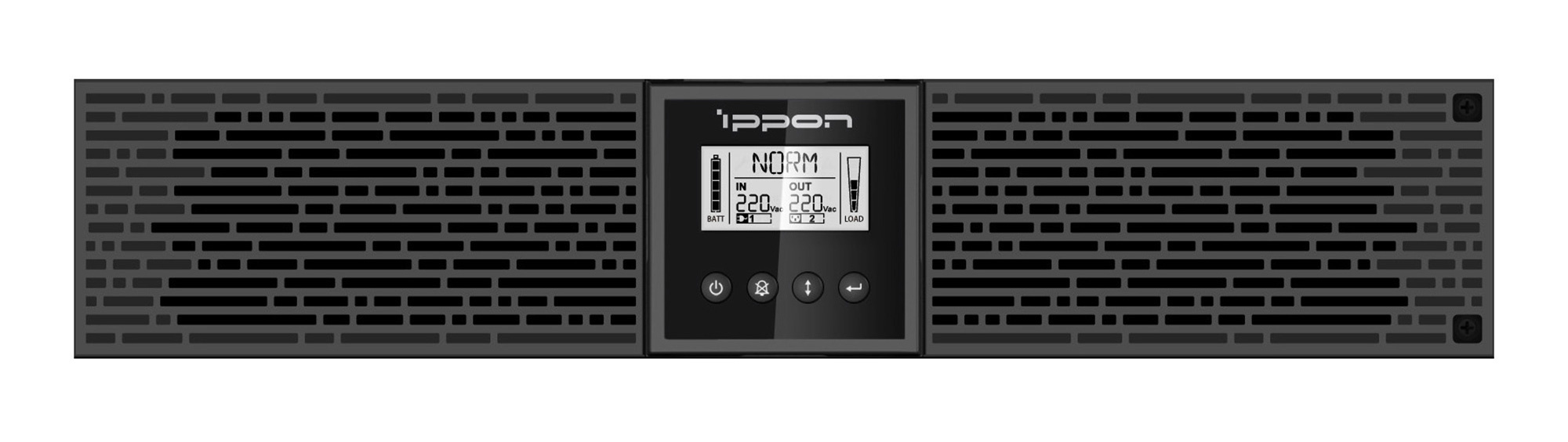 ИБП Ippon Smart Winner II 1000, 1000 В·А, 900 Вт, IEC, розеток - 4, USB, черный (1192977) б/у, после ремонта (восстановление работоспособности в АСЦ), следы эксплуатации, редкие потертости/царапины по корпусу, полный комплект