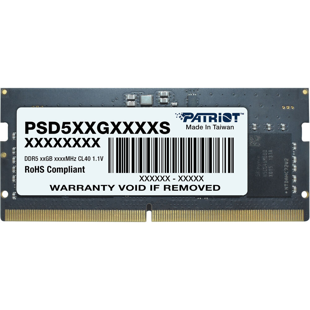 Память DDR5 SODIMM 32Gb, 5600MHz Patriot Memory (PSD532G56002S)