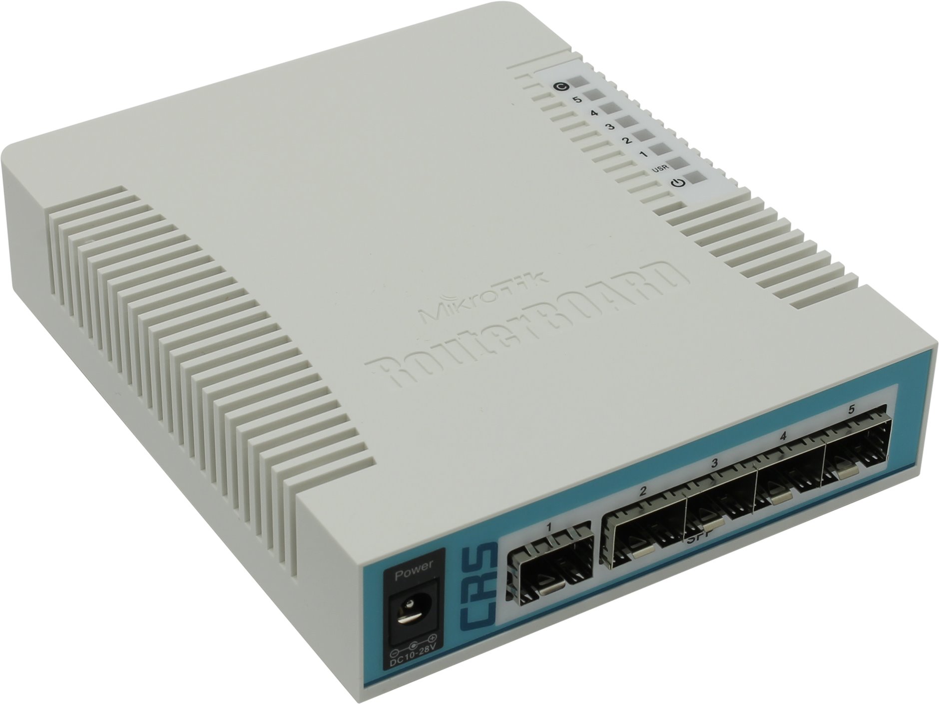 

Коммутатор MikroTik Cloud Router Switch CRS106-1C-5S, управляемый, кол-во портов:, combo RJ-45/SFP 1x1 Гбит/с, кол-во SFP/uplink: SFP 5x1 Гбит/с (CRS106-1C-5S), CRS106-1C-5S