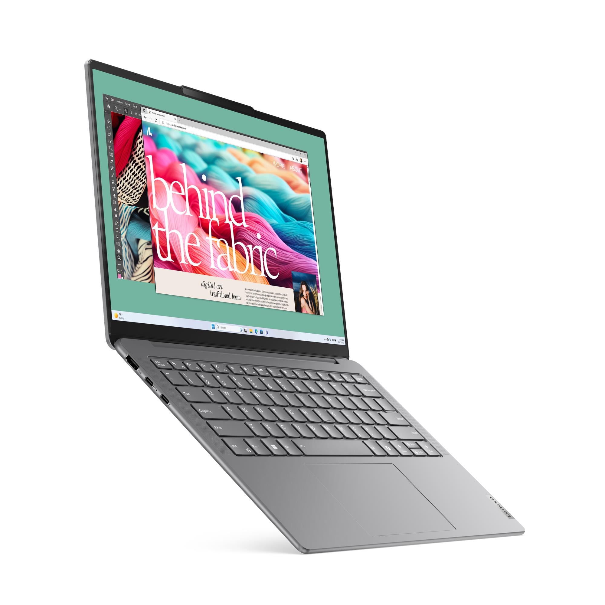 Ноутбук 14" Lenovo IdeaPad Slim 7 14IMH9, серый (83CV00A9RK)