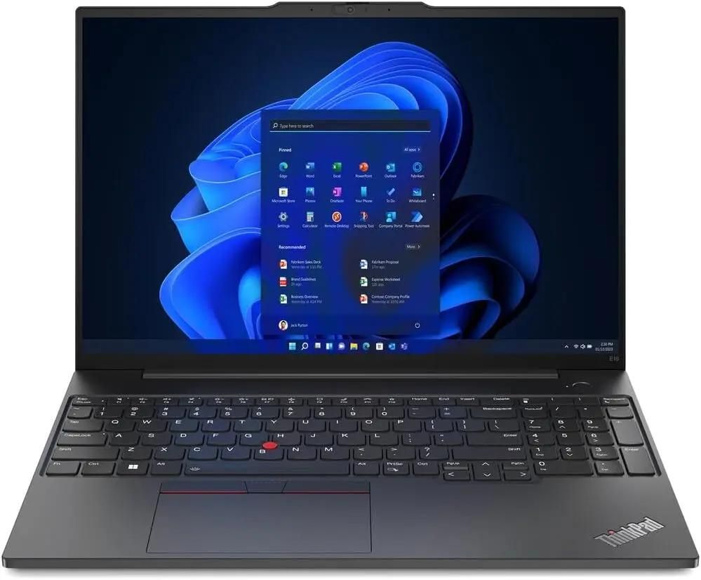 Ноутбук 16" Lenovo ThinkPad E16 G2, черный (21M5S0JK00)