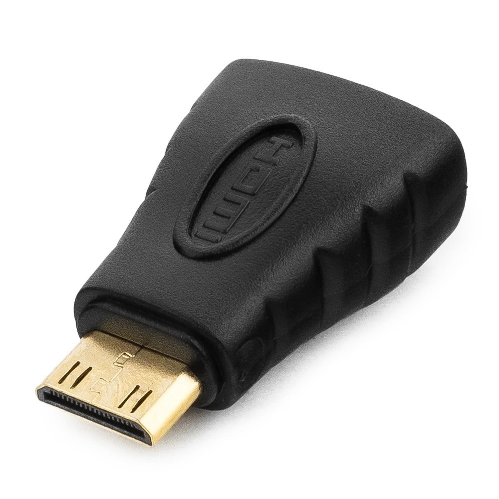 

Переходник (адаптер) HDMI(19F)-Mini HDMI(19M), черный Cablexpert 2DVIP.N-1.5M.PB (A-HDMI-FC)