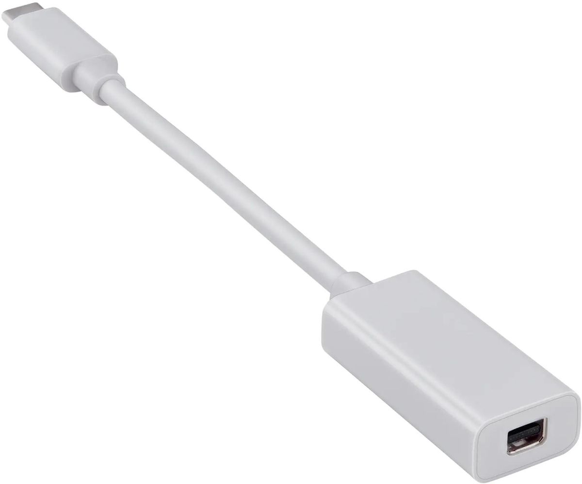 

Кабель-переходник (адаптер) USB Type-C(M)-Mini DisplayPort(20F), 10 см, белый Buro (BHP RET TPC_MDP)