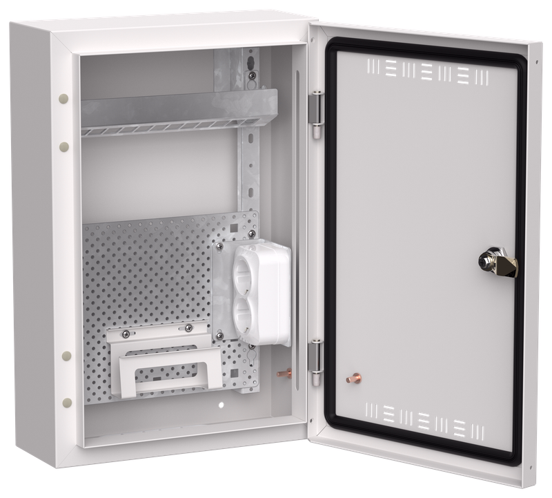 Корпус металлический 46 см x 14 см x 31 см, IP30, IEK ЩРН-24