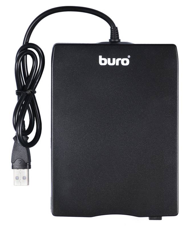 Внешний дисковод Buro BUM-USB FDD, черный