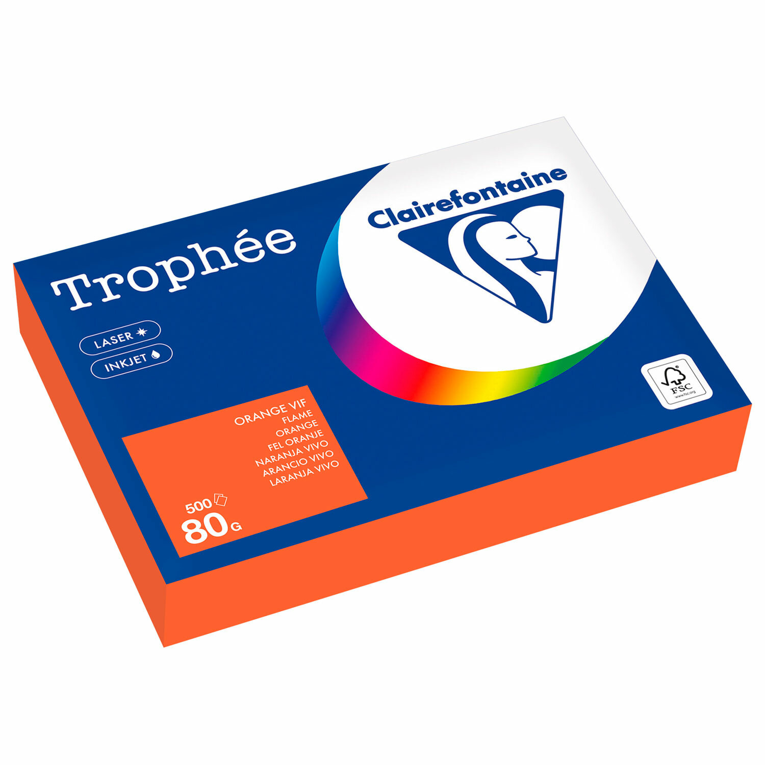 Бумага CLAIREFONTAINE A4, 80 г/м² 500 листов