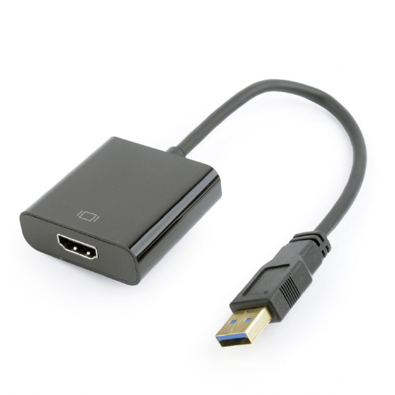 Конвертер USB(AM)-HDMI(19F), 15 см Cablexpert Pro, (A-USB3-HDMI-02)