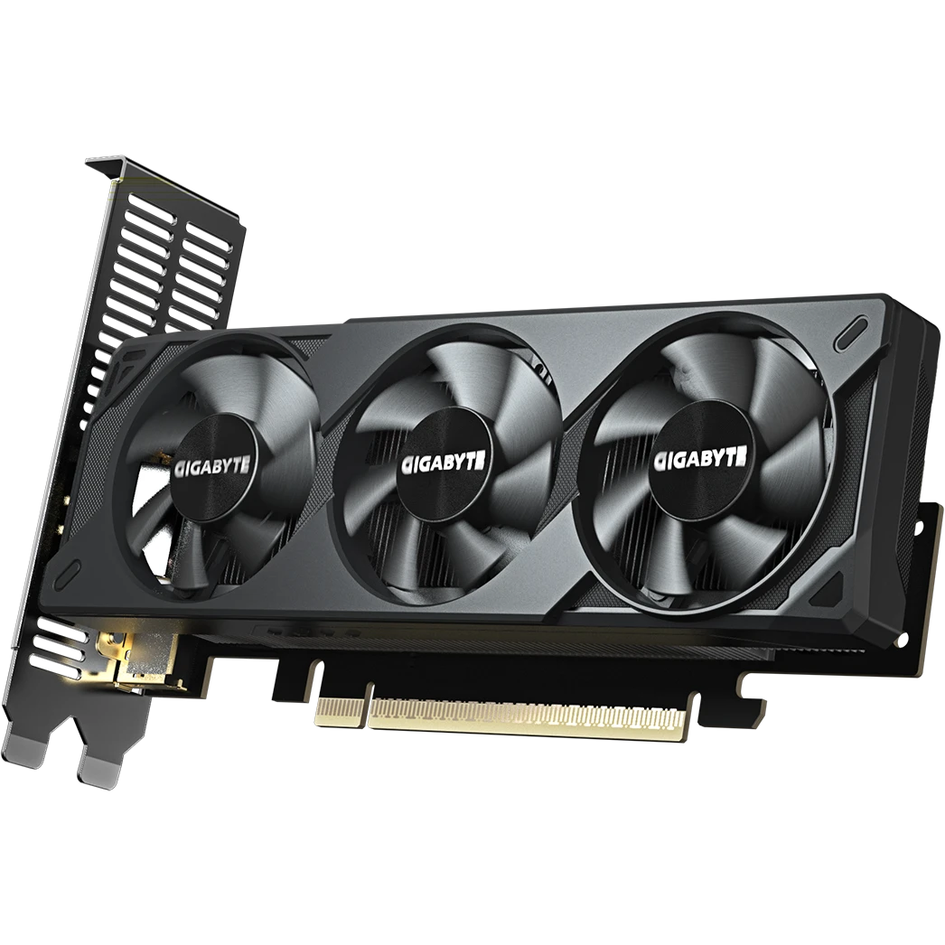 Видеокарта GIGABYTE NVIDIA GeForce RTX 5060 D7 Low Profile, 8Gb GDDR7