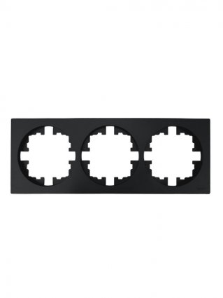 Рамка LEZARD OSEN, 4-поста, черный