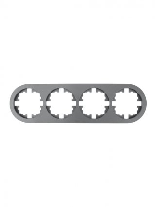 Рамка LEZARD OSEN, 4-поста, серый