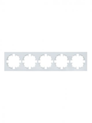 Рамка LEZARD OSEN, 5-постов, белая