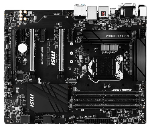 Материнская плата MSI C236A WORKSTATION, Socket1151, Intel C236, ATX