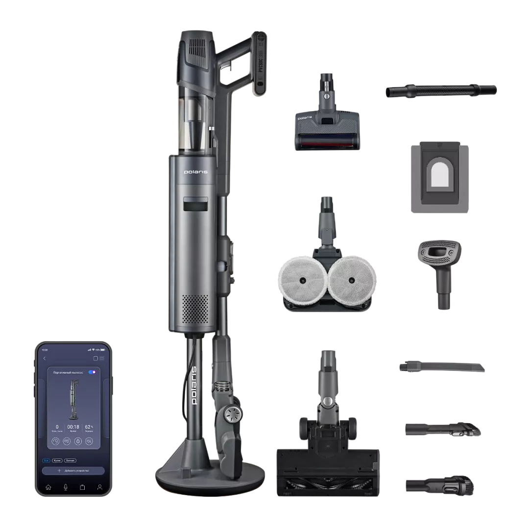 Вертикальный пылесос polaris IQ Home PVC SDC 3000, 800 Вт