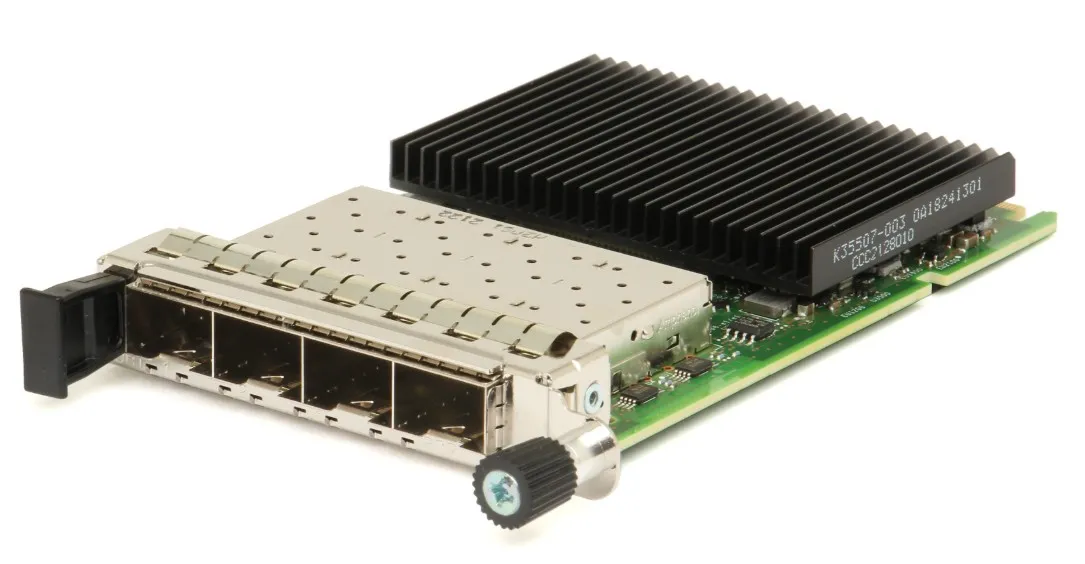 Сетевая карта Dell Intel E810-XXV DA4, 4xQSFP28, 25 Гб/с (540-BDDU)