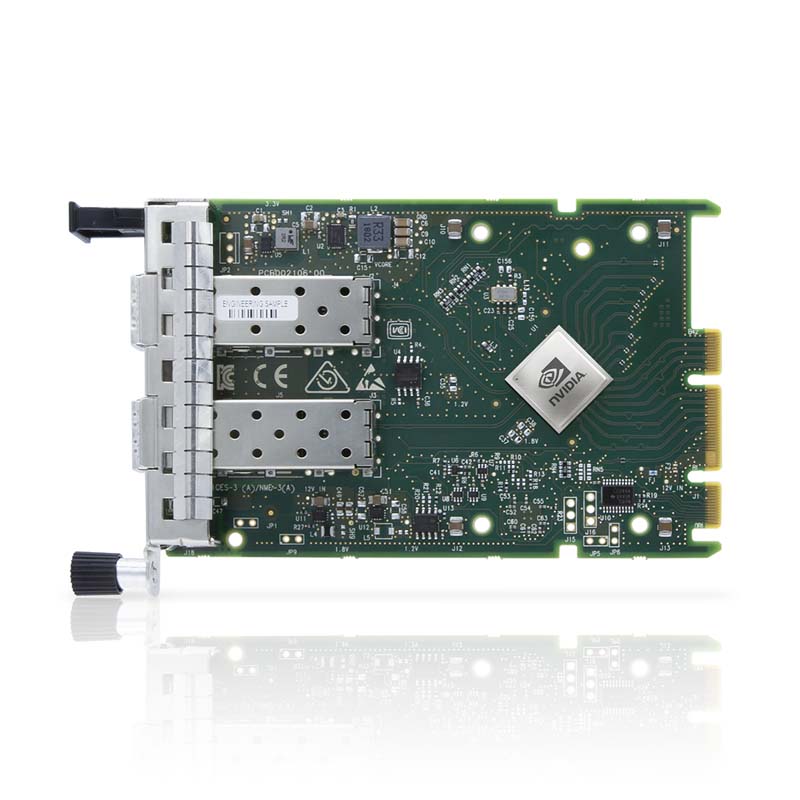 Сетевая карта Dell Nvidia ConnectX-6 LX, 2xQSFP28, 25 Гб/с (540-BDJL)