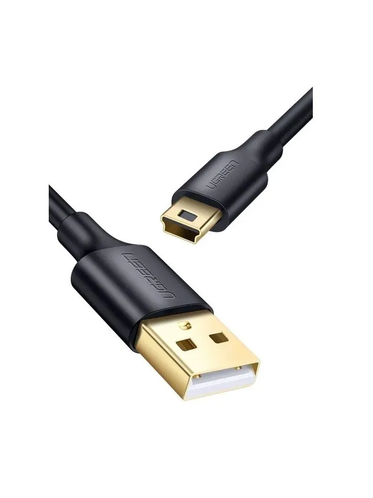 Кабель USB(Am)-Mini USB(Bm), 3 м, черный, UGREEN US132 (10386)