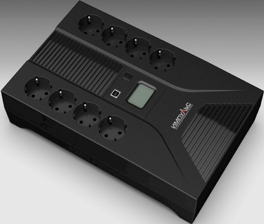ИБП Импульс МАСТЕР 650, 650 VA, 390 Вт, черный (MRMS65102)