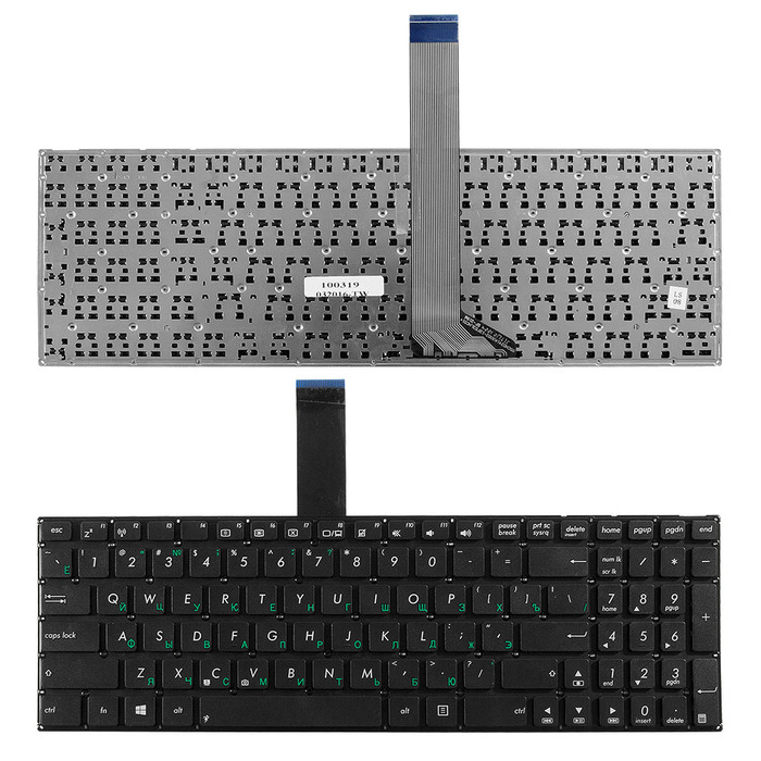 

Клавиатура для ноутбука Asus X502, X502C, X502CA Series. Черный. (TOP-100319), TOP-100319