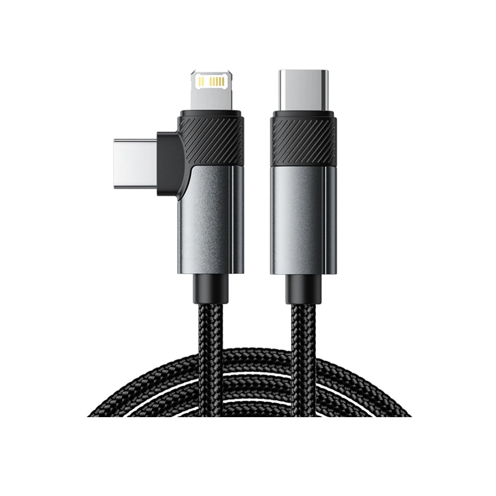 Кабель USB Type-C(M)/Lightning 8-pin(M)-USB Type-C(M), 1 м, черный, REXANT (18-7095)