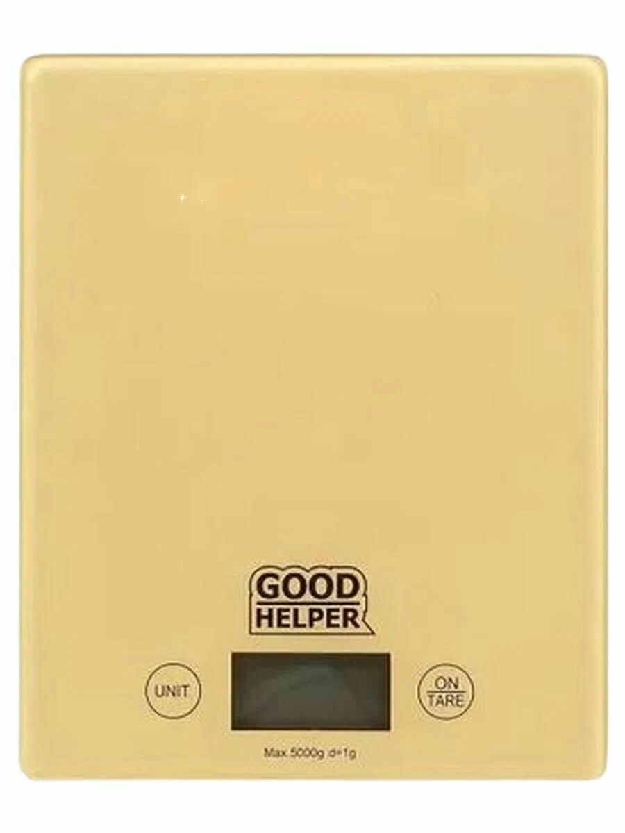 Кухонные весы GOODHELPER KS-S04 до 7 кг, бежевый