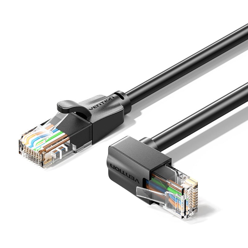 Патч-корд Vention UTP, кат.6, 1 м, RJ45-RJ45, черный (IBWBF)