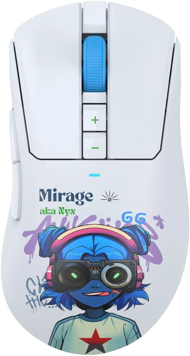 Мышь A4Tech Bloody R73 Pro, USB/Радиоканал, белый (R73 PRO NYX MIRAGE)