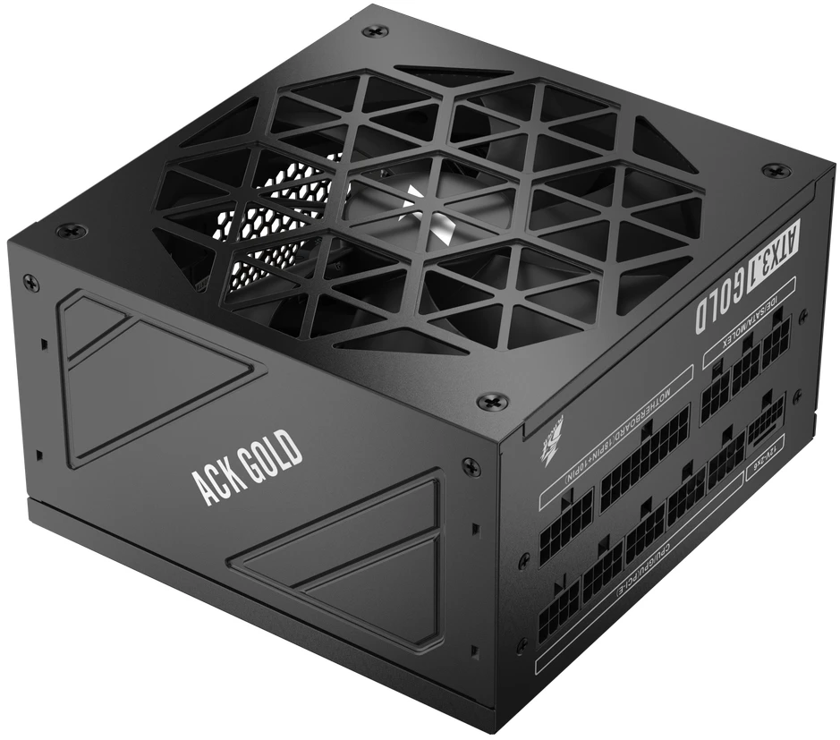Блок питания 850 Вт, 1STPLAYER ACK GOLD, 140 мм 80 Plus Gold