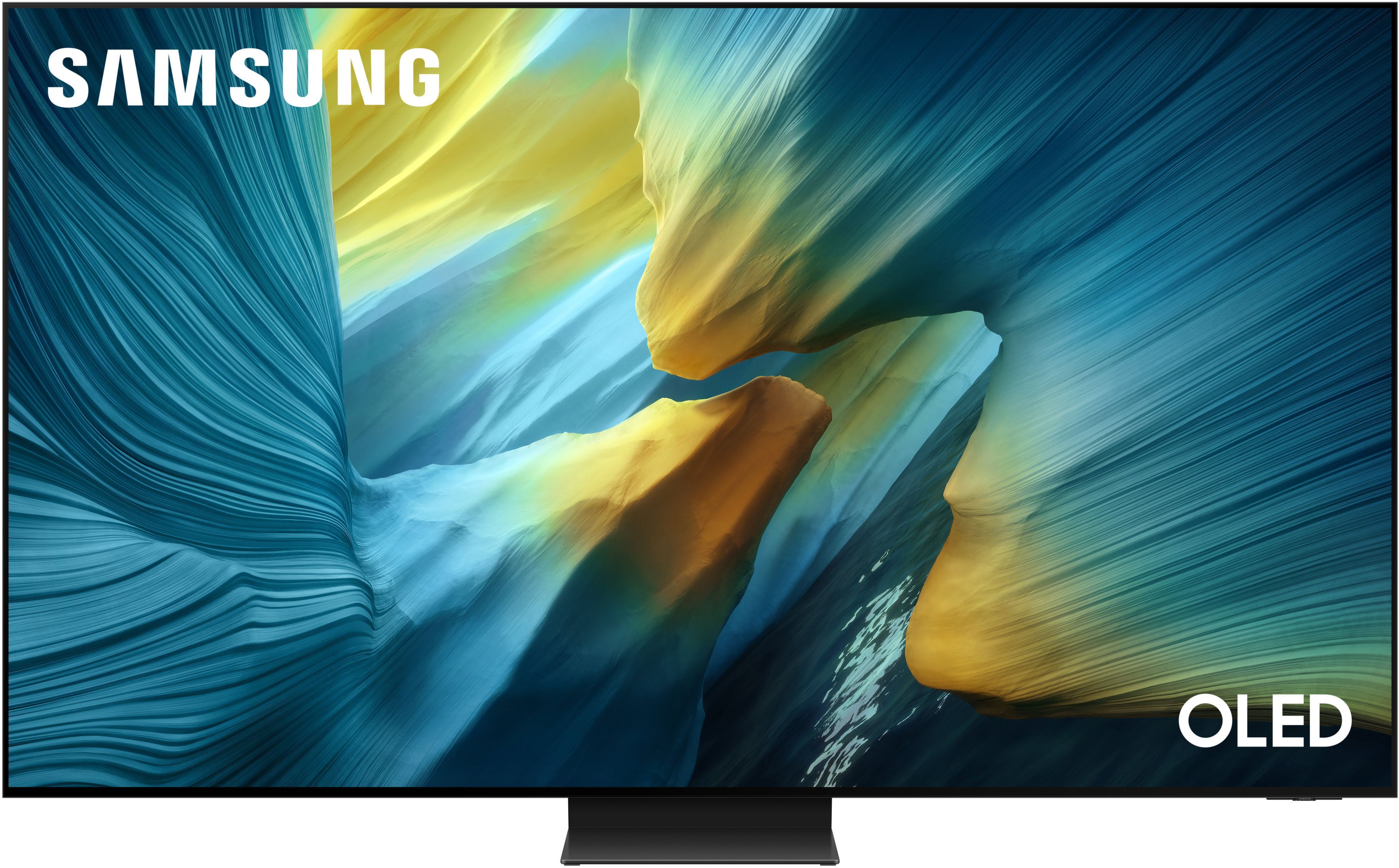 Телевизор 55" Samsung QE55S95FAUXRU, 3840x2160, черный