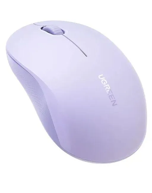 Мышь UGREEN M331, Bluetooth/Радиоканал/USB, фиолетовый (65626)