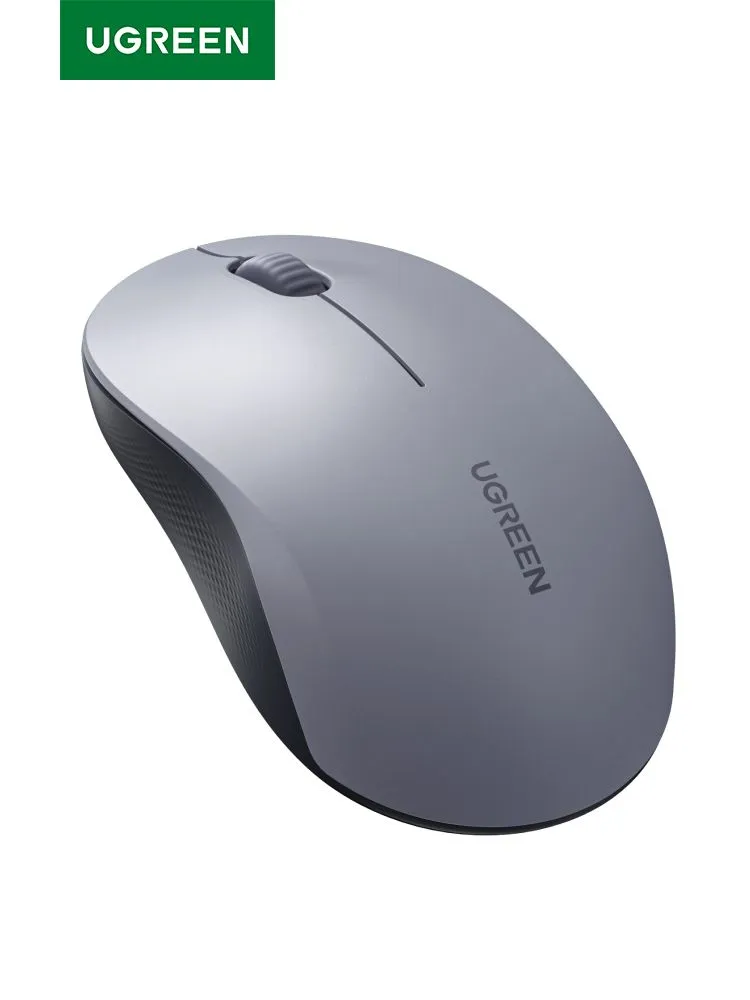 Мышь UGREEN M331, Bluetooth/Радиоканал/USB, серый (65627)