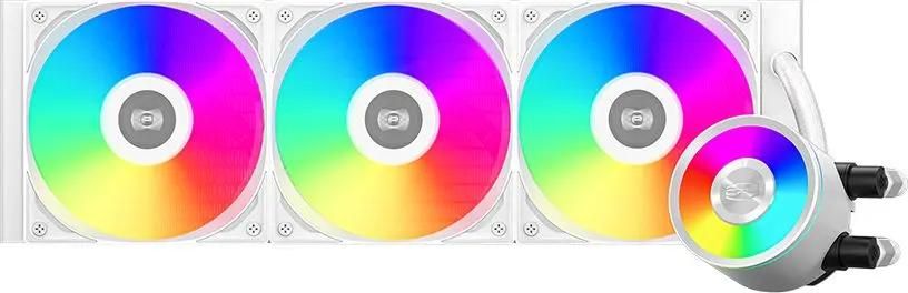 Жидкостное охлаждение PCCooler DA360 Pro ARGB WH, 300 Вт, 3x120 мм