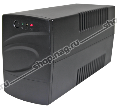 ИБП SNR SNR-UPS-LID-600-LED, 600 VA, 360 Вт, EURO, розеток - 2, USB, черный