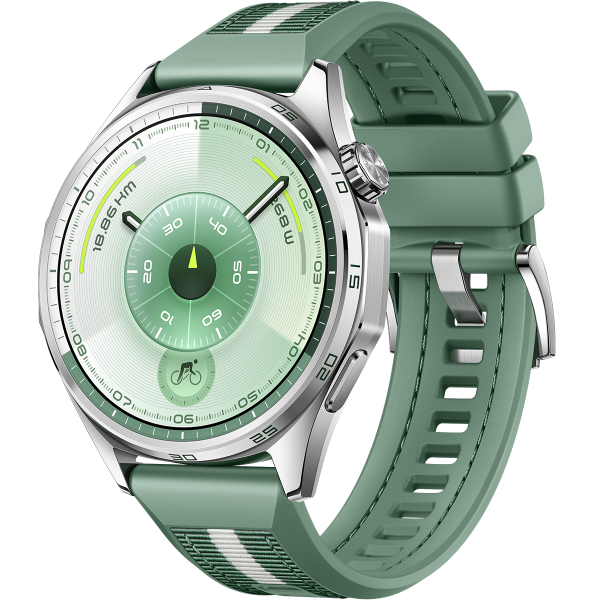 Смарт-часы Huawei Watch GT 6, зеленый/серебристый